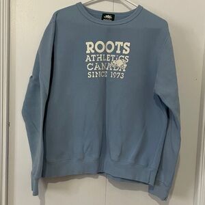 Roots Light Blue Crewneck Sweatshirt